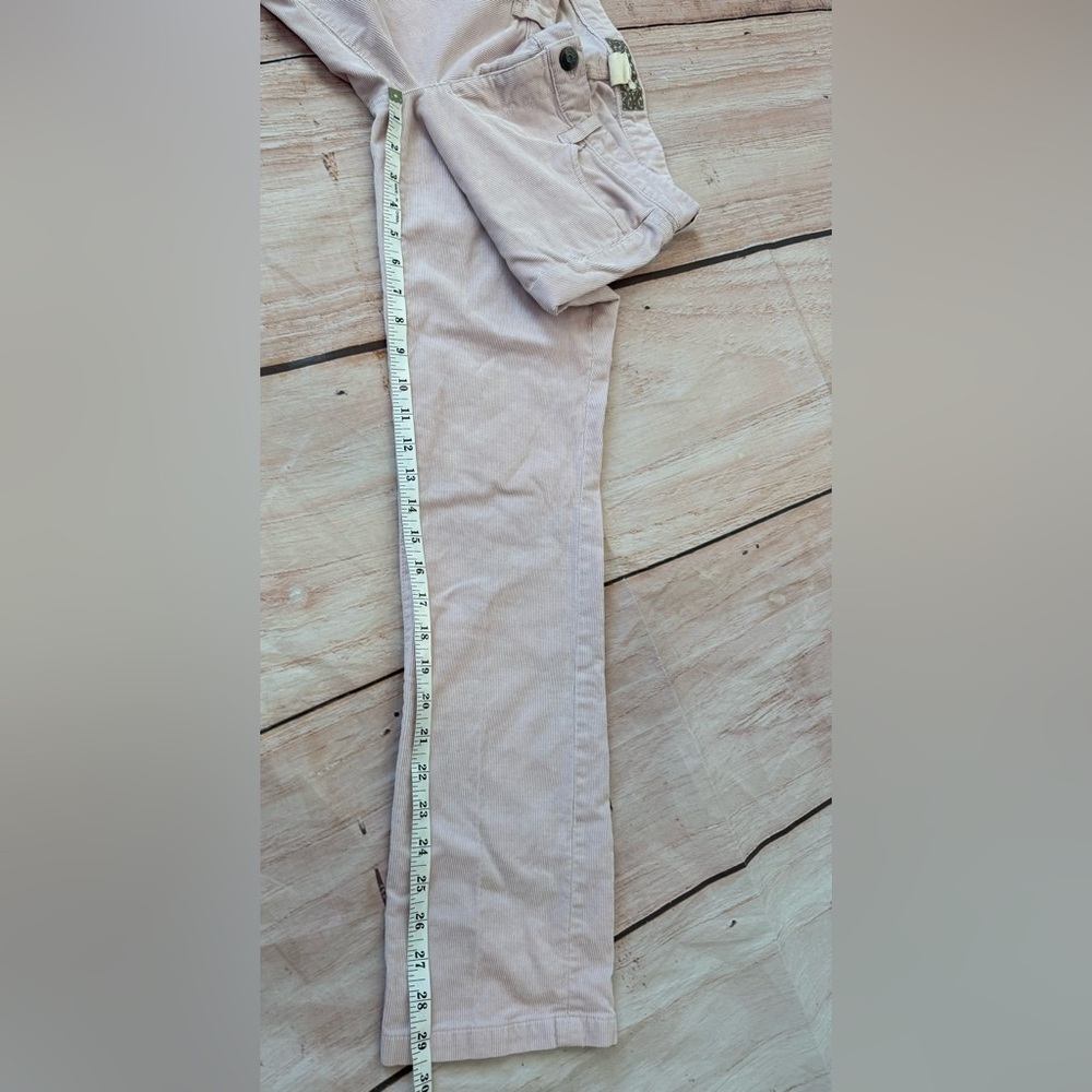 J. Crew Soft Pink Matchstick Straight Cut Corduroy Pants Size 27S Woman’s - Picture 4 of 9